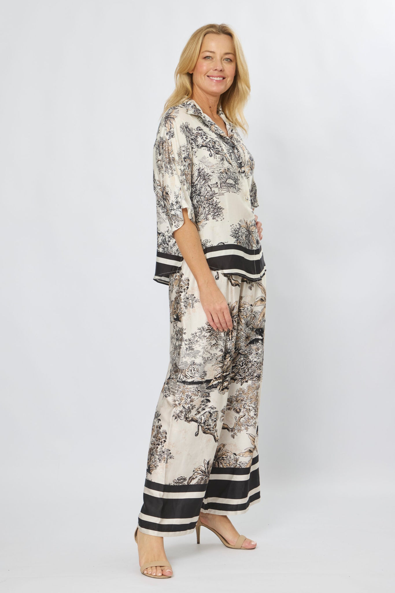 LA STRADA VISCOSE PRINT SHIRT