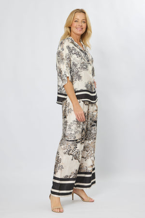 LA STRADA VISCOSE PRINT SHIRT