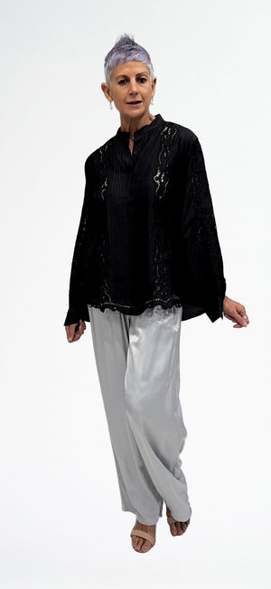 LA STRADA CUTWORK SHIRT