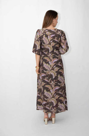FRIA VINTAGE FLORA SLEEK SELMA DRESS