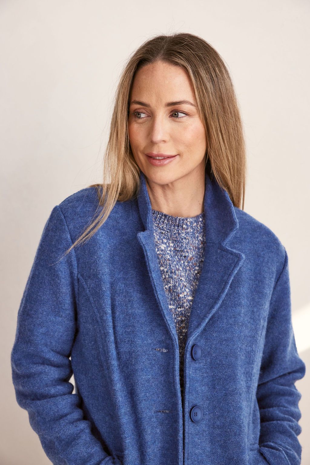 SEE SAW 100% BOILED WOOL BLAZER