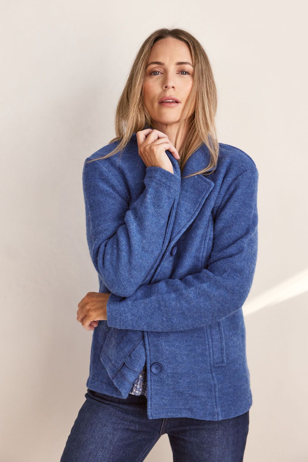 SEE SAW 100% BOILED WOOL BLAZER