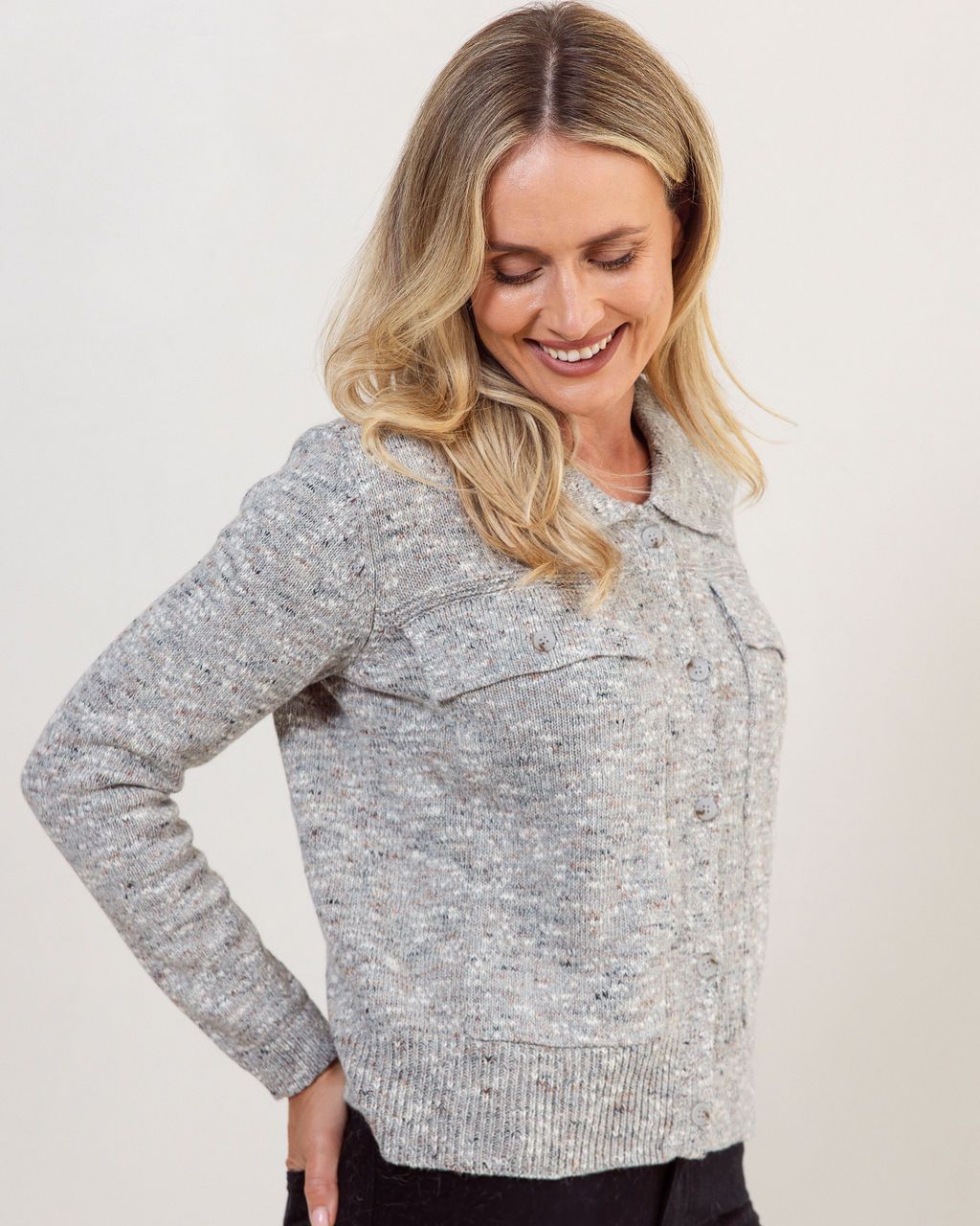 SEE SAW BOTTON THRU CARDIGAN