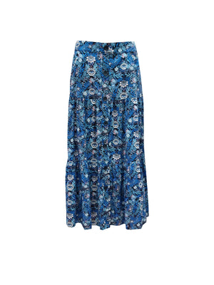 TARIA COTTON MIDI SKIRT