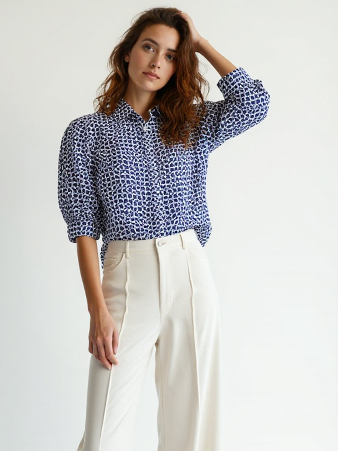 Taria Object TARIA COTTON & LINEN TOP – TariaFashion