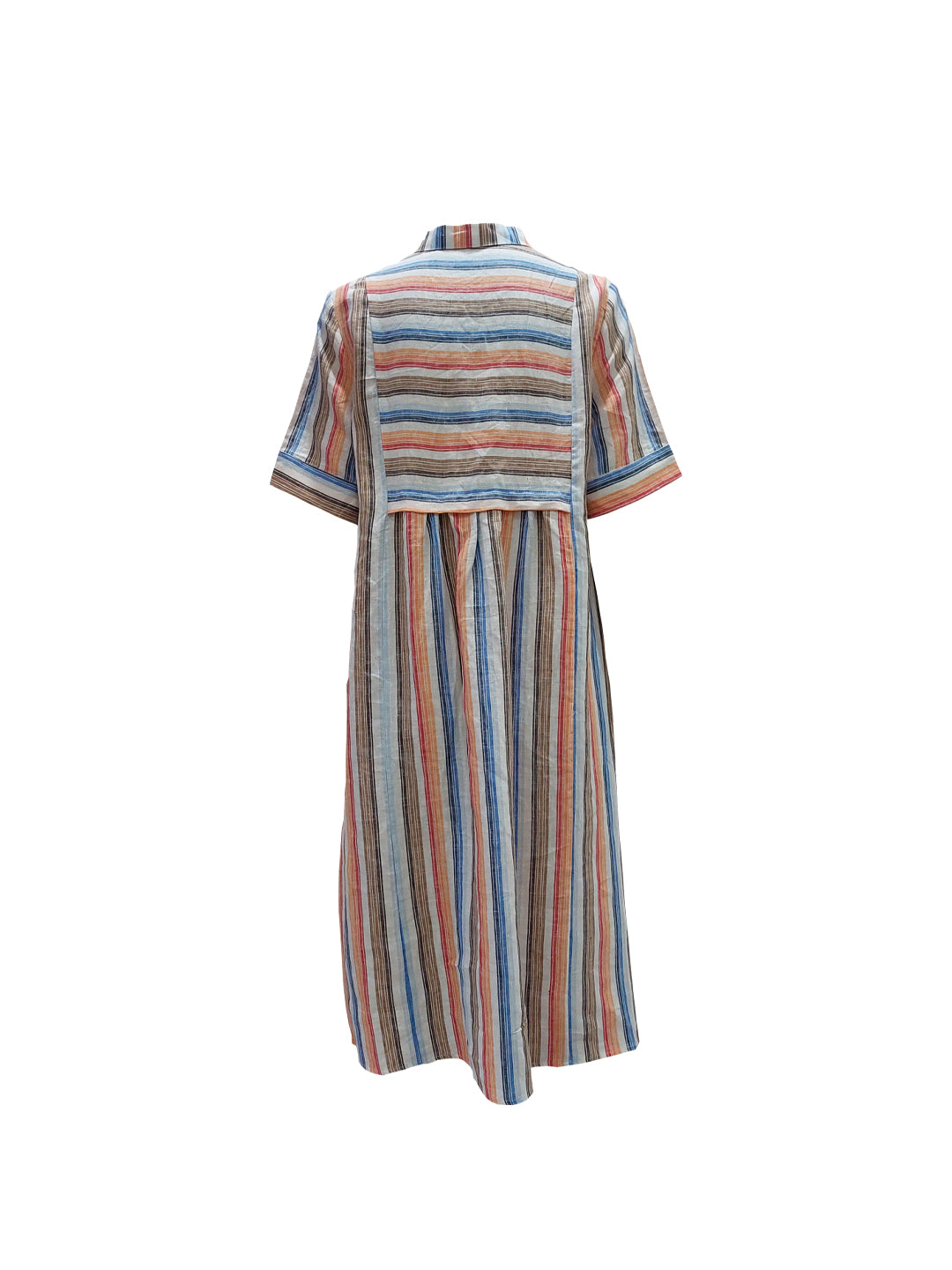 TARIA STRIPE SHORT SLEEVE DRESS