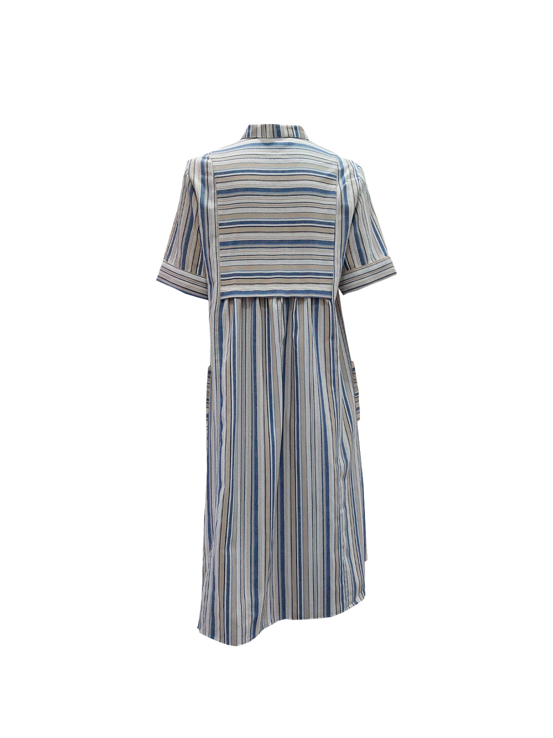 TARIA STRIPE SHORT SLEEVE DRESS