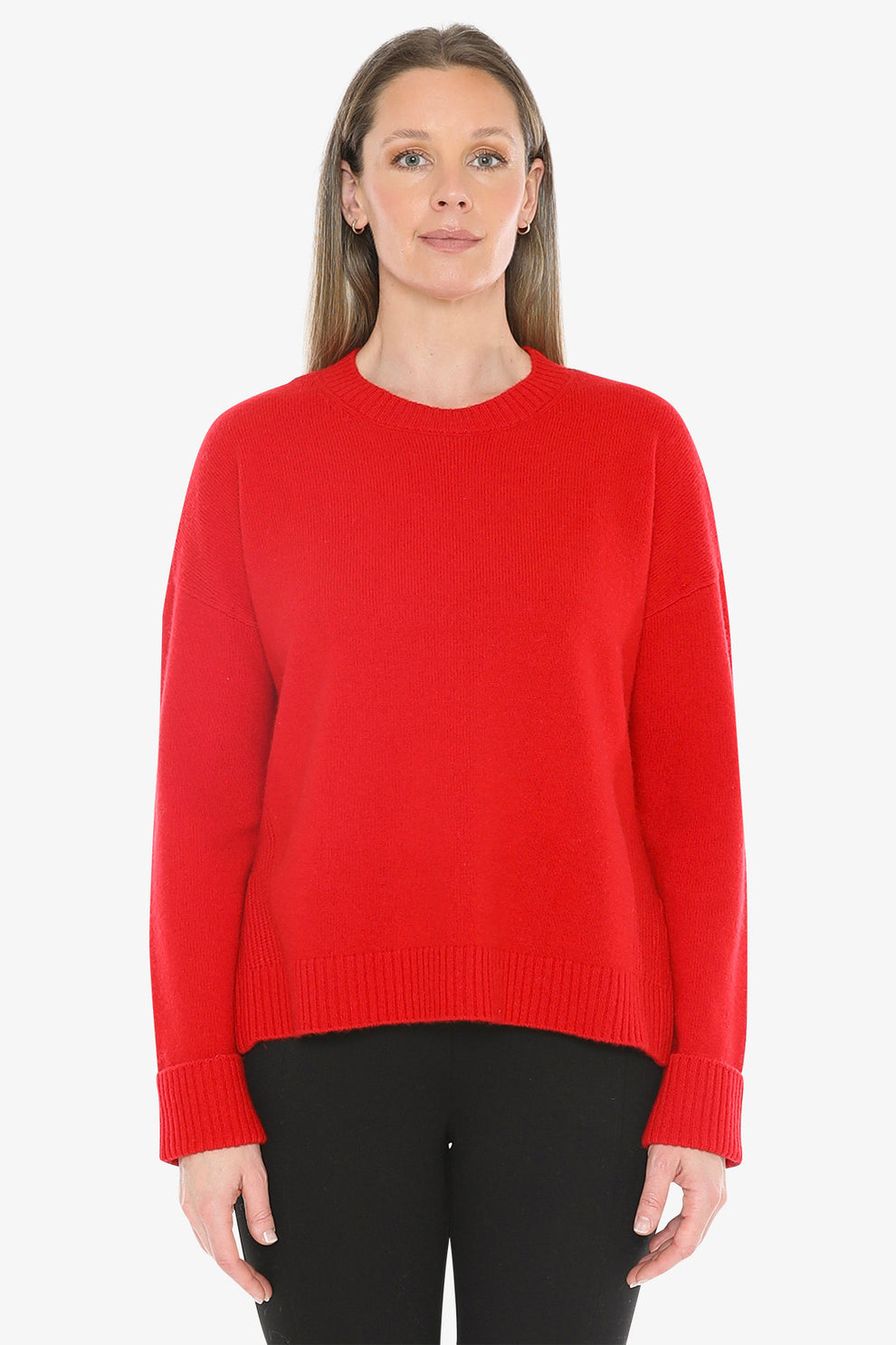 JUMP SIDE DETAIL CREW PULLOVER