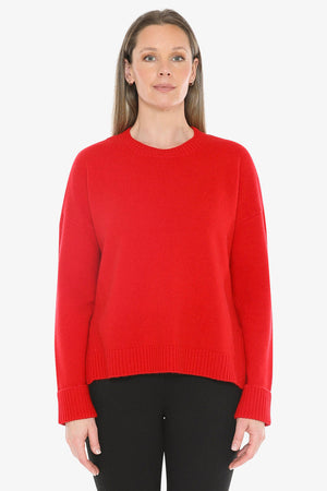 JUMP SIDE DETAIL CREW PULLOVER