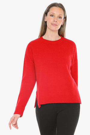 JUMP SIDE DETAIL CREW PULLOVER