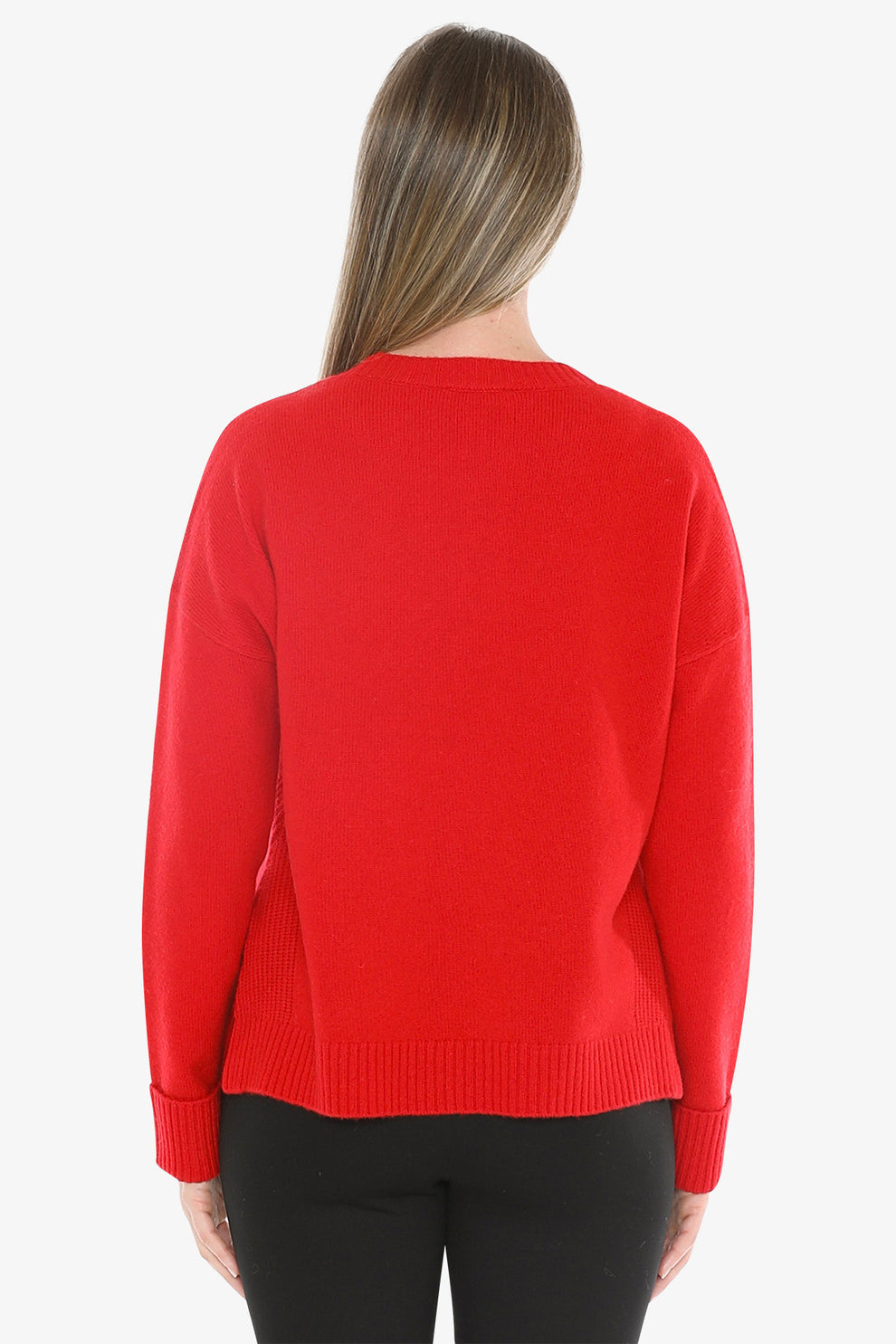 JUMP SIDE DETAIL CREW PULLOVER