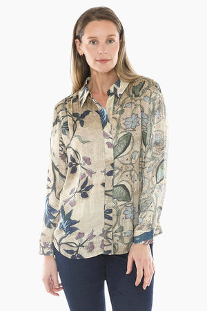 JUMP VINTAGE FLORAL SHIRT IN MULTI