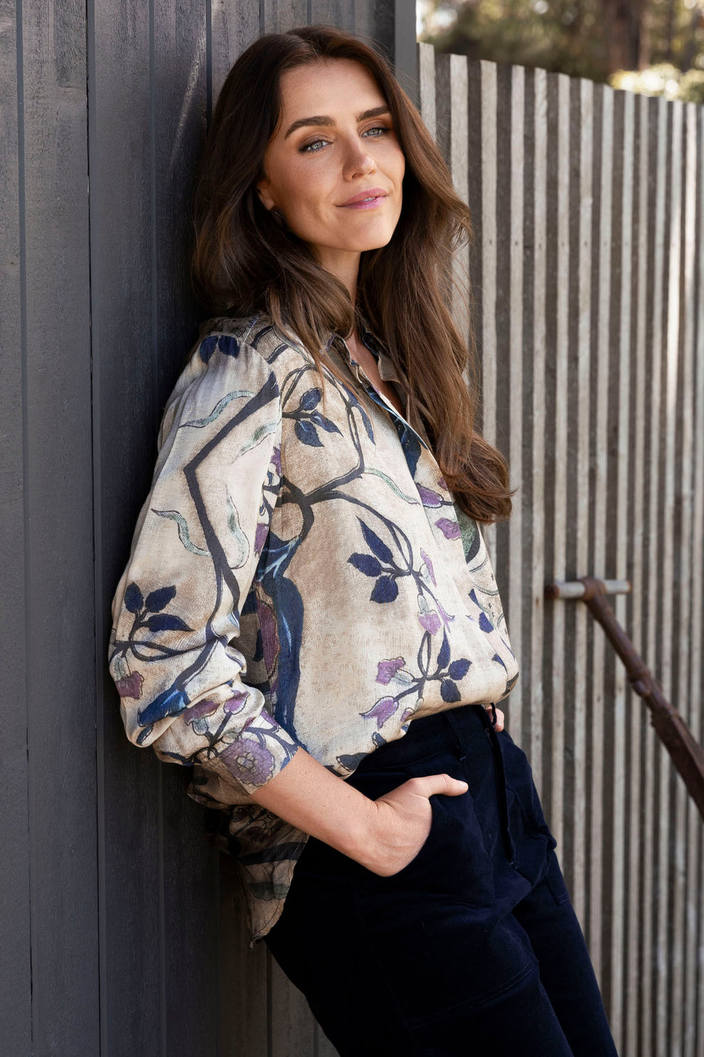 JUMP VINTAGE FLORAL SHIRT IN MULTI