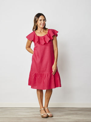 SEE SAW RUFFLE PARTY DRESS